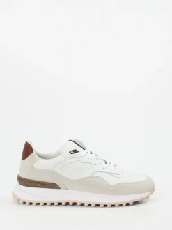 Floris van Bommel – Retro-Sneaker aus Kalbleder Offwhite