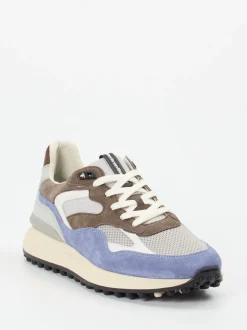 Floris van Bommel – Retro-Sneaker aus Veloursleder Grau