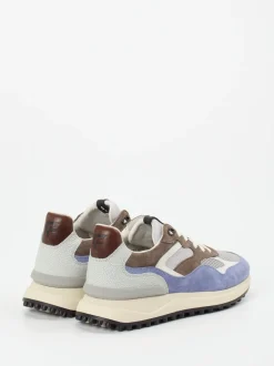 Floris van Bommel – Retro-Sneaker aus Veloursleder Grau
