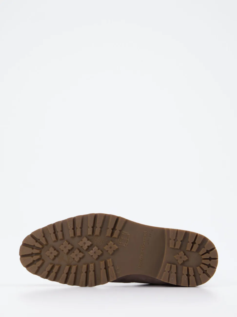 Floris van Bommel – Schnürboots aus Veloursleder Taupe