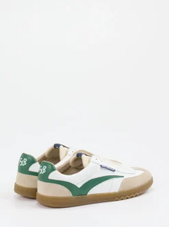 Floris van Bommel – Sneaker aus Veloursleder Weiß