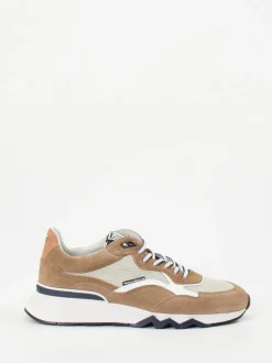 Floris van Bommel – Sneaker aus Veloursleder sandbraun