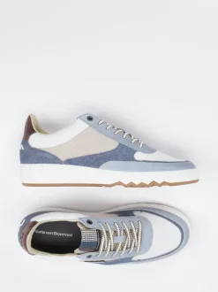 Floris van Bommel – Sneaker aus Veloursleder und Textil