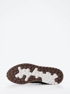 Floris van Bommel – Sneaker aus Veloursleder Nachtblau
