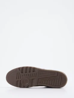 Floris van Bommel – Sneaker aus Veloursleder braun