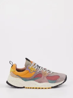 Flower Mountain – Chunky Sneaker aus Veloursleder und Mesh