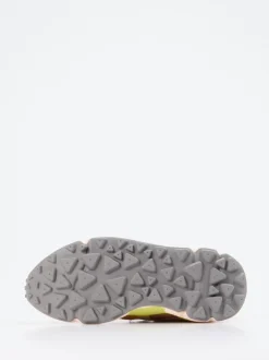 Flower Mountain – Chunky Sneaker aus Velour/Textil Multicolor