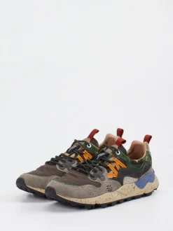 Flower Mountain – Outdoor-Sneaker aus Veloursleder braun