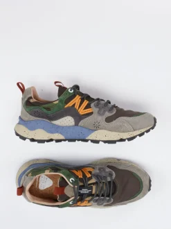 Flower Mountain – Outdoor-Sneaker aus Veloursleder braun