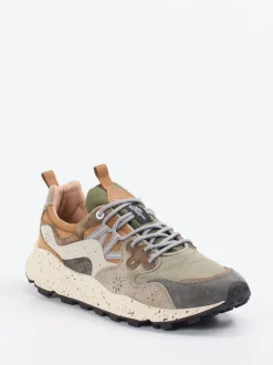 Flower Mountain – Outdoor-Sneaker aus Veloursleder Textil