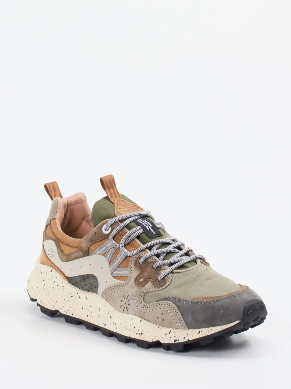 Flower Mountain – Outdoor-Sneaker aus Veloursleder Textil