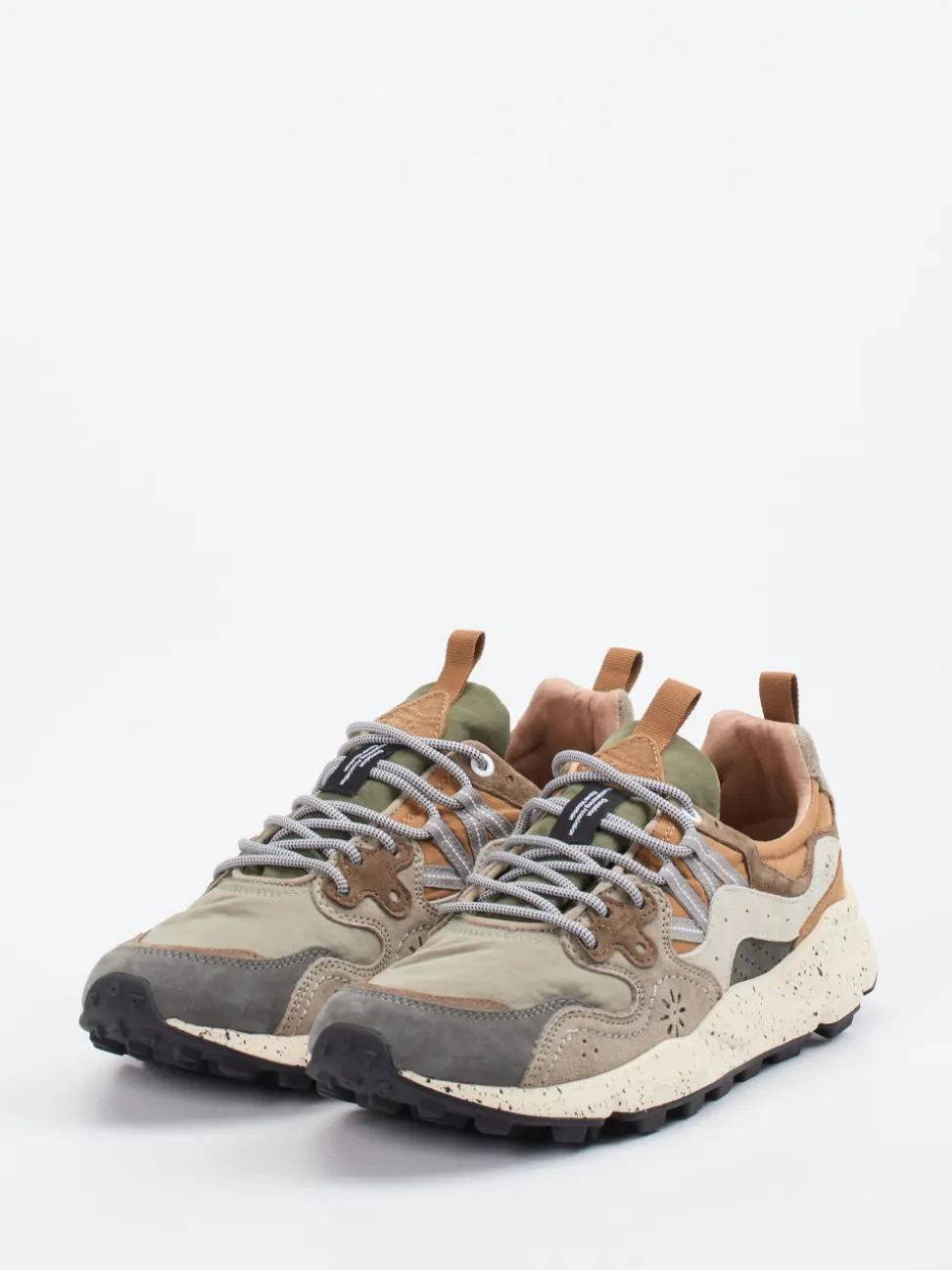 Flower Mountain – Outdoor-Sneaker aus Veloursleder Textil
