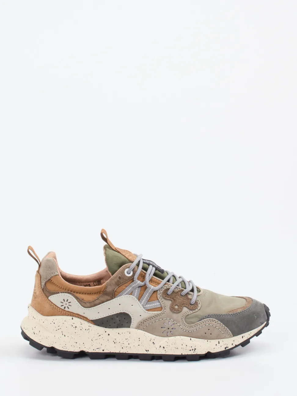 Flower Mountain – Outdoor-Sneaker aus Veloursleder Textil