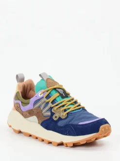 Flower Mountain – Outdoor-Sneaker aus Velours und Textil