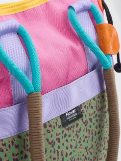 Flower Mountain – Shopper Bag aus Nylon mit Animalprint