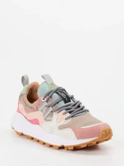 Flower Mountain – Sneaker aus Veloursleder mehrfarbig