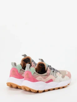 Flower Mountain – Sneaker aus Veloursleder mehrfarbig