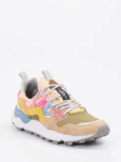 Flower Mountain – Sneaker aus Veloursleder/Textil multicolor
