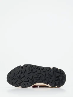 Flower Mountain – Sneaker aus Veloursleder und Textil Lila