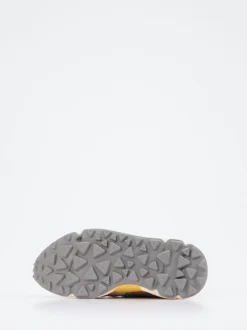 Flower Mountain – Sneaker aus Velour und Textil multicolor