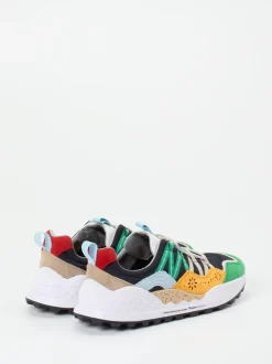Flower Mountain – Sneaker aus Veloursleder Multicolor