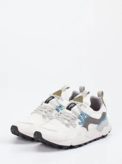 Flower Mountain – Trail-Sneaker aus Textil in Offwhite