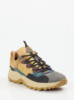 Flower Mountain – Trail-Sneaker aus Veloursleder beige