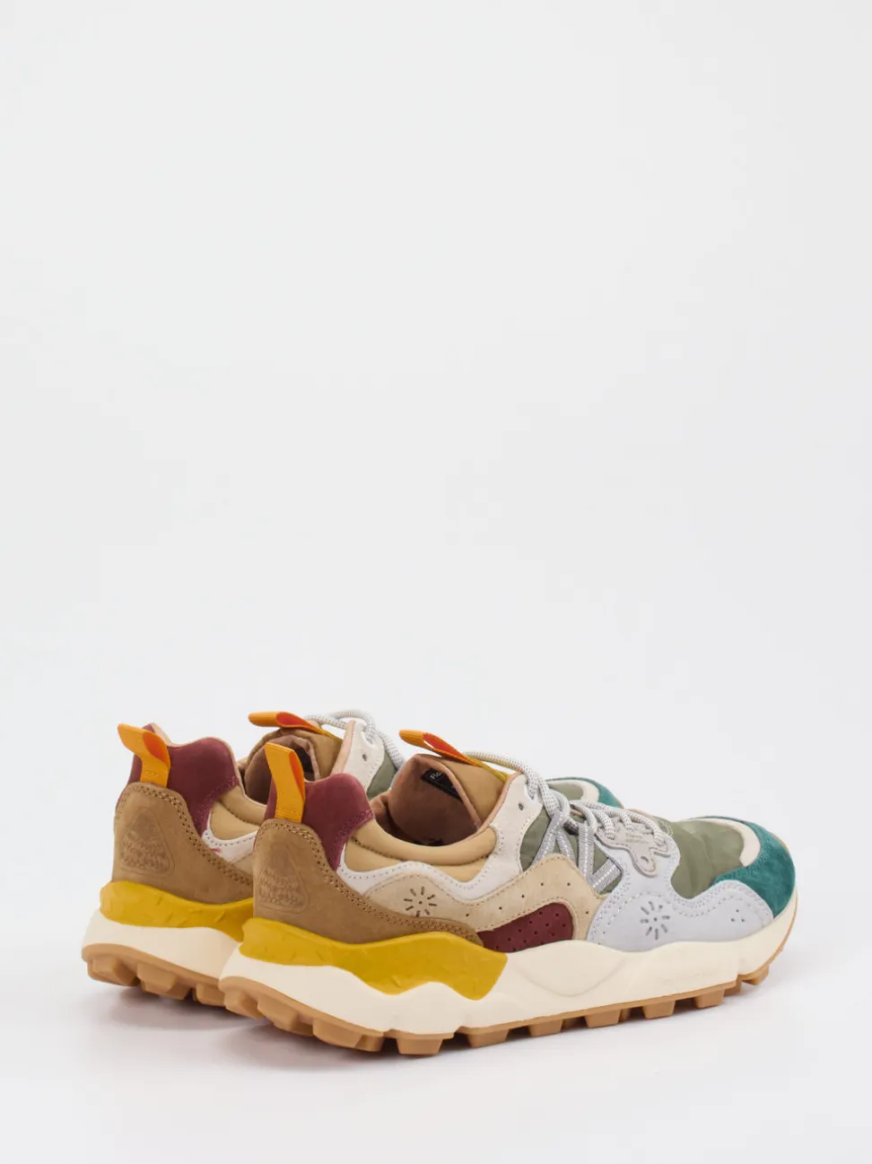 Flower Mountain – Trail-Sneaker aus Veloursleder/Textil multicolor