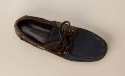 Franco Barsony – Bootsschuh aus Fettleder und Nubukleder