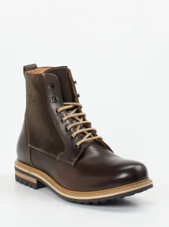 Franz Gustav – Schnürboots aus Kalbleder und Veloursleder