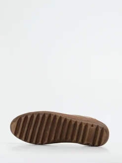 Franz Gustav – Schnürschuh aus Veloursleder taupe