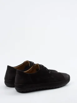 Franz Gustav – Schnürschuh aus Veloursleder schwarz