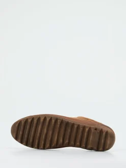 Franz Gustav – Schnürschuh aus Veloursleder cognacbraun