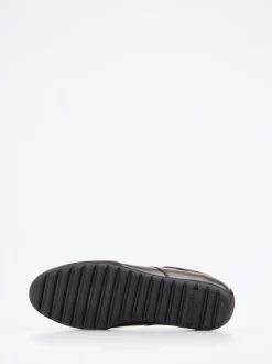 Franz Gustav – Sneaker aus Velour- und Glattleder braun