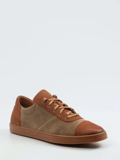 Franz Gustav – Sneaker aus Veloursleder in Braun