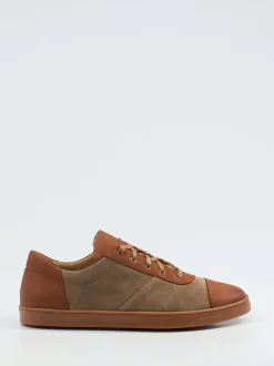Franz Gustav – Sneaker aus Veloursleder in Braun