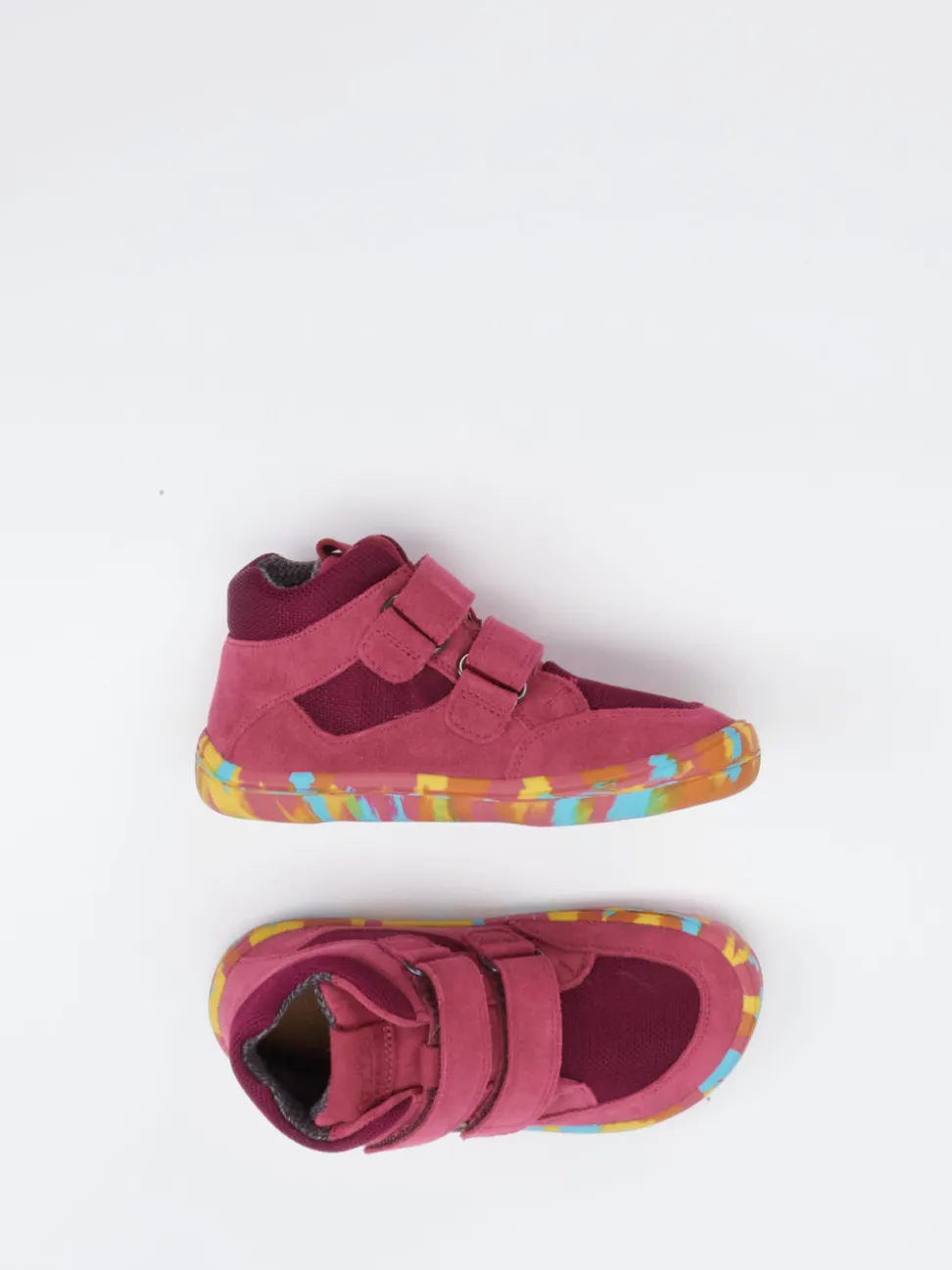 Froddo – High-Top-Sneaker aus Veloursleder pink