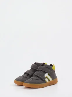 Froddo – Kinder-Mid-Top-Sneaker aus Veloursleder grau