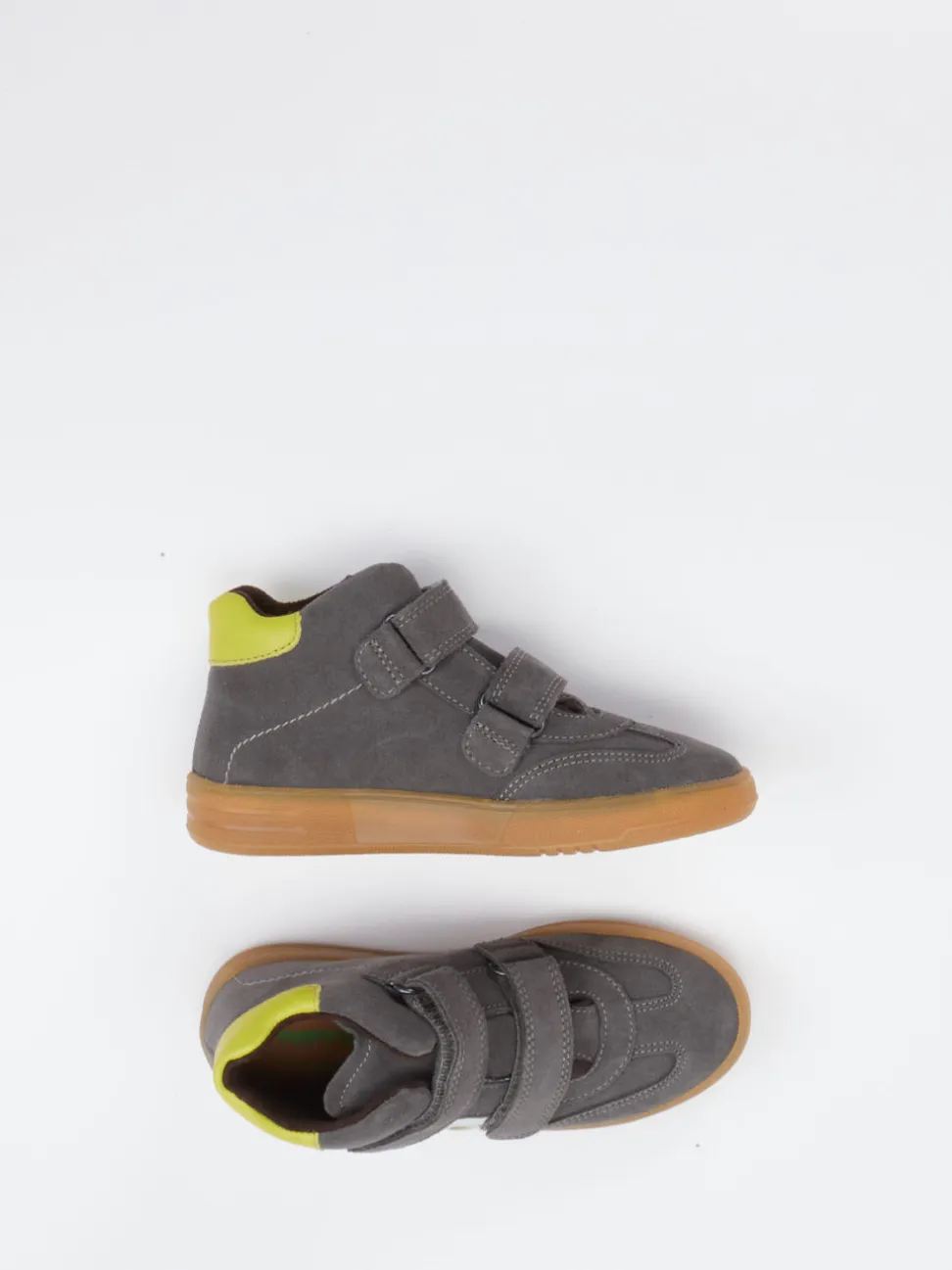 Froddo – Kinder-Mid-Top-Sneaker aus Veloursleder grau