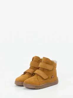 Froddo – Kinderstiefeletten aus Veloursleder cognacbraun