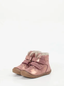 Froddo – Klett-Boots aus Metallicleder roségold