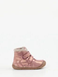 Froddo – Klett-Boots aus Metallicleder roségold