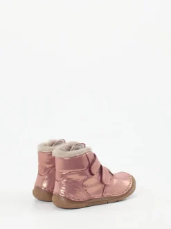Froddo – Klett-Boots aus Metallicleder roségold