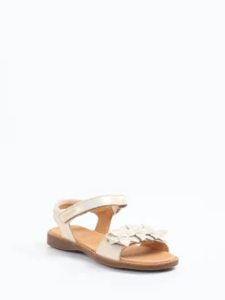 Froddo – Klettsandale aus Metallicleder champagner