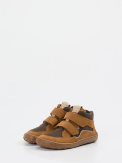 Froddo – Klettverschlussboot aus Veloursleder cognac