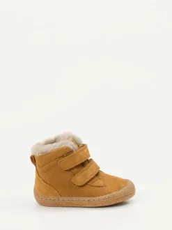 Froddo – Lauflernboots aus Veloursleder cognac