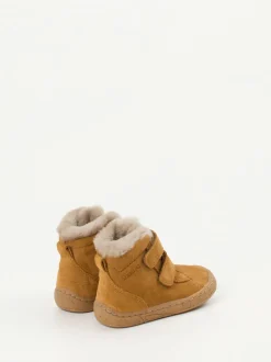 Froddo – Lauflernboots aus Veloursleder cognac