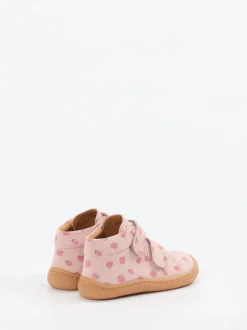 Froddo – Lauflernschuhe aus Veloursleder rosa