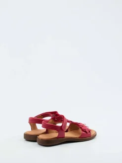 Froddo – Mädchensandalen aus Kalbleder kirschrot