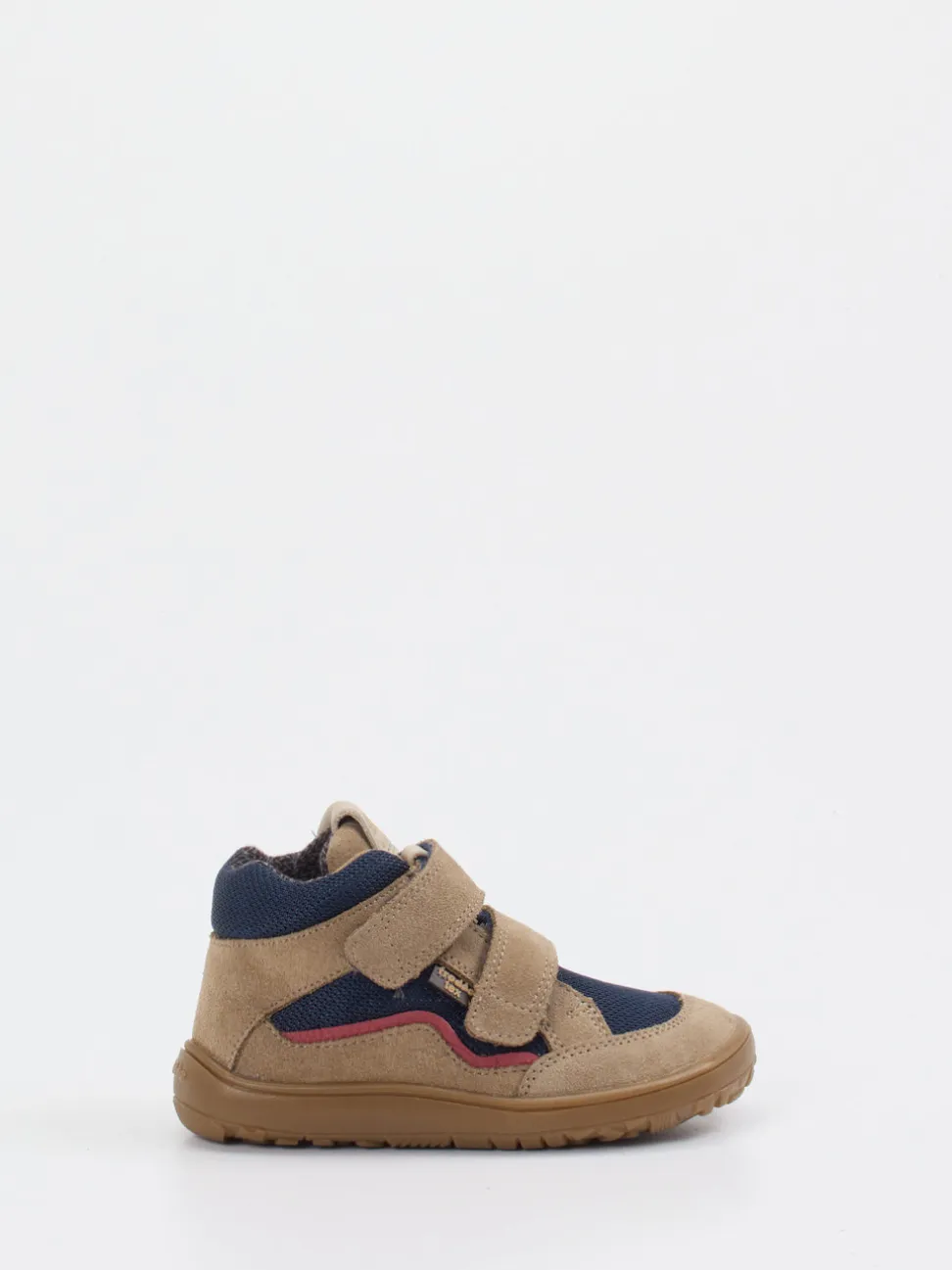 Froddo – Mid-Cut Sneaker aus Veloursleder sandbeige